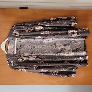 Maurices Floral Kimono with Bell Sleeves